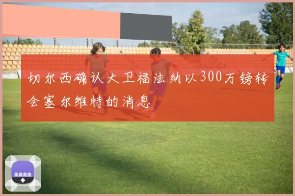 切尔西确认大卫福法纳以300万镑转会塞尔维特的消息